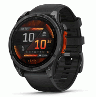 fēnix 8 – 51 mm, AMOLED - Slate grey with Black silicone band - 010-02905-00 - Garmin